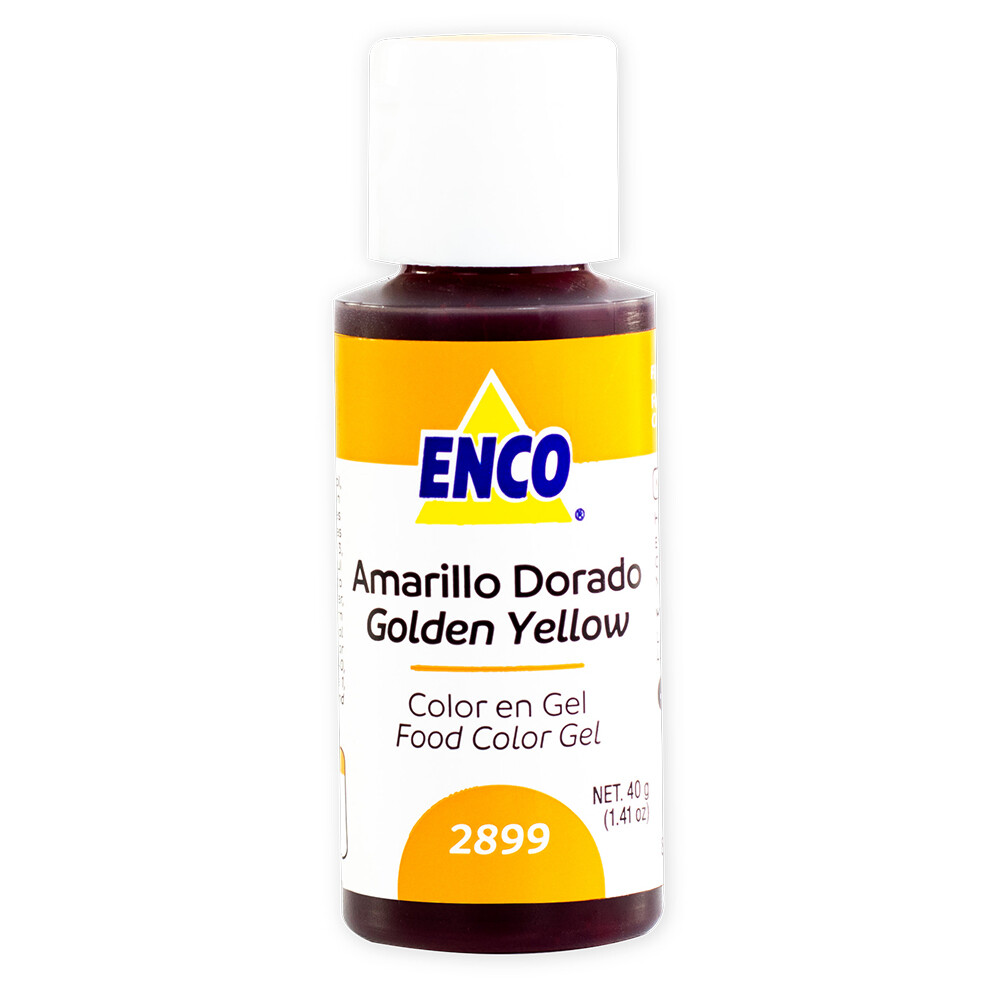 ENCO 2899-40 Color Gel Amarillo Dorado 40 gr