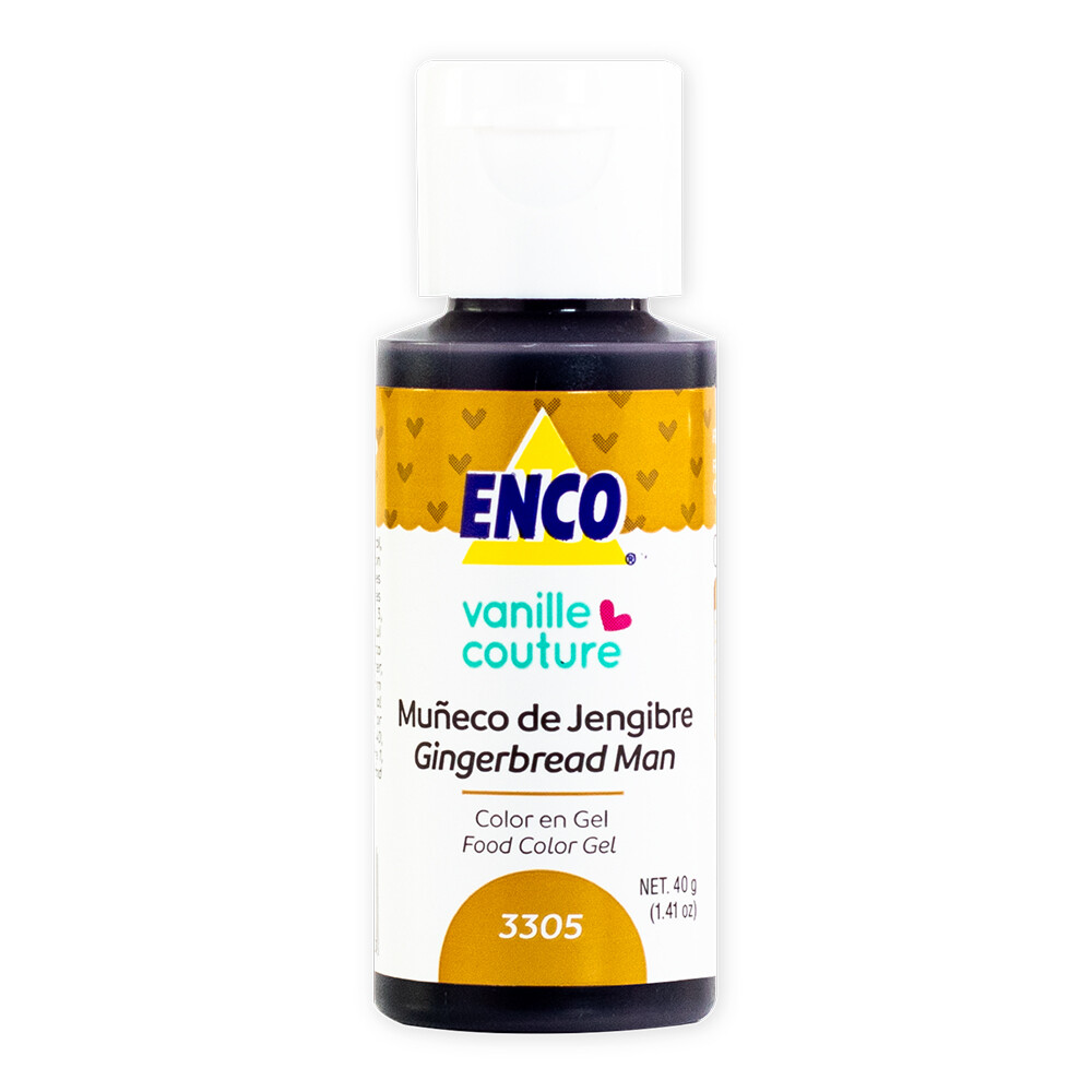 ENCO 3305-40 Color Gel Muñeco De Jengibre 40g