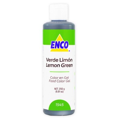 ENCO 1545-250 Colorante en gel Verde Limon 250 gr