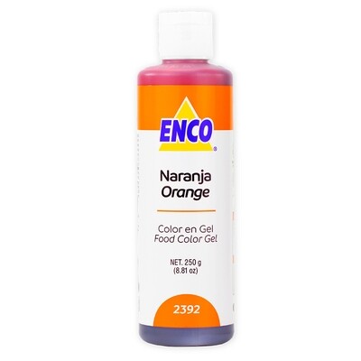 ENCO 2392-250 Colorante en gel Naranja 250 gr