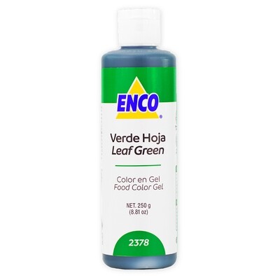 ENCO 2378-250 Colorante en gel Verde Hoja 250 gr
