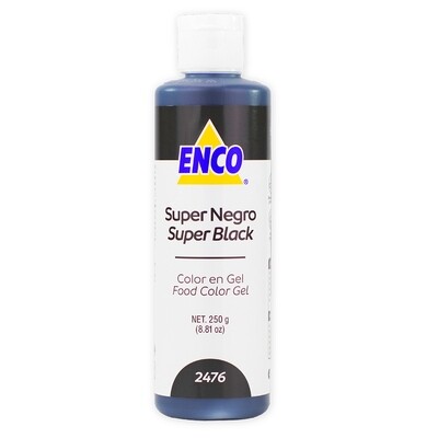 ENCO 2476-250 Colorante en gel Super Negro 250 gr