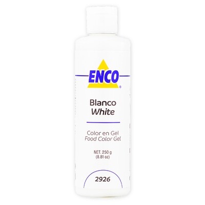 ENCO 2926-250 Colorante en gel Blanco 250 gr