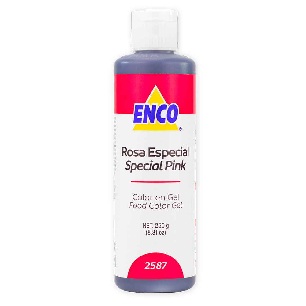 ENCO 2587-250 Color Gel Rosa Especial 250 Grs