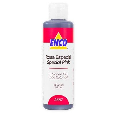 ENCO 2587-250 Color Gel Rosa Especial 250 Grs
