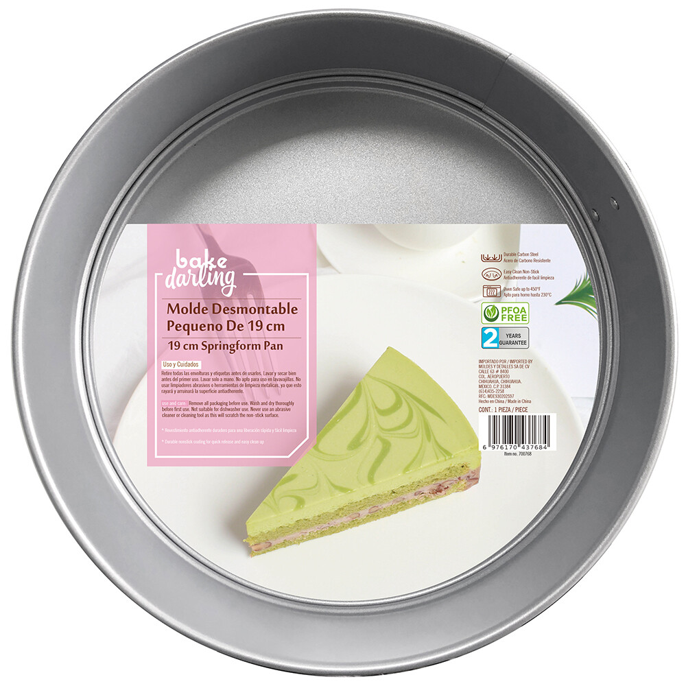700-768  BAKE DARLING Molde Desmontable  Pequeño 19 Cm