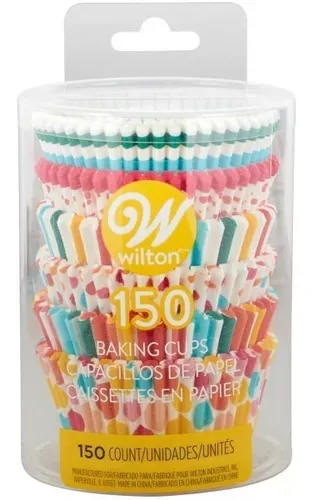 415-0-0508  WILTON Capacillos Coloridos 150 Piezas