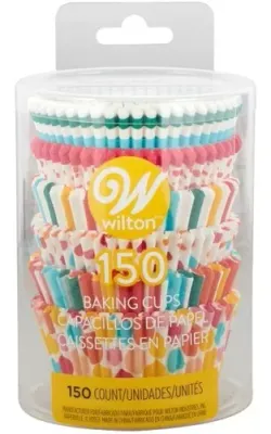 415-0-0508  WILTON Capacillos Coloridos 150 Piezas