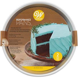2105-7908 WILTON Juego Moldes Aluminio 2 Piezas 9"
