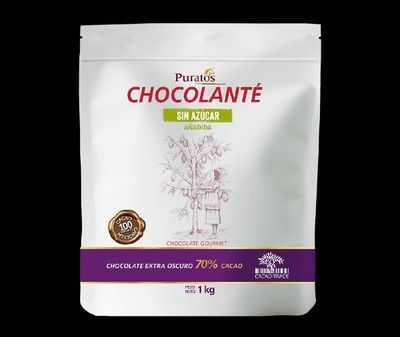 4020567 Chocolante Sin Azúcar Añadida Extra Oscuro 70% Cacao 1 Kg