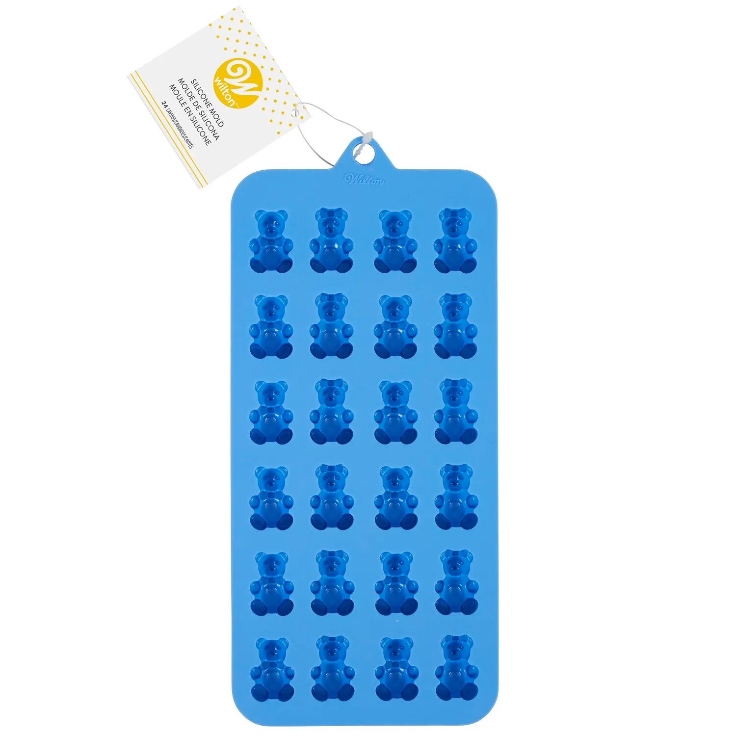 2115-0-0120 WILTON Molde Silicon Figuras Ositos Panditas 24 Cavidades