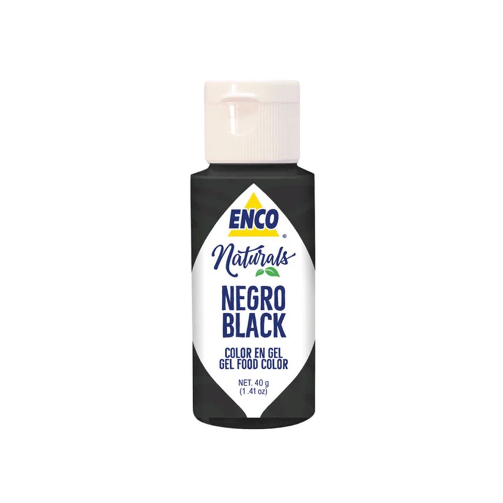 3380-40 ENCO Naturals Color Gel Negro 40 Grs