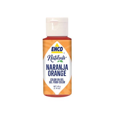 3382-40 ENCO Naturals Color Gel Naranja 40 Grs