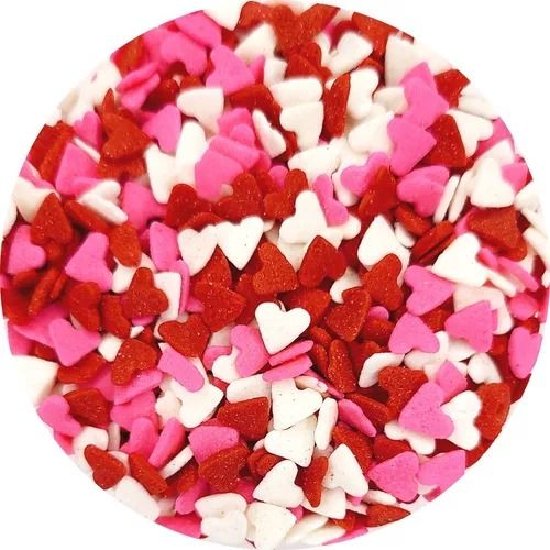 Q52509 Confeti Mini Corazón Rj/Rs/Bl 1 Kilo
