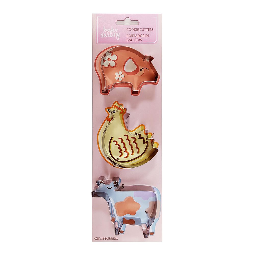 Cortador Galleta Granja 3 Pz Bake Darling 703-896
