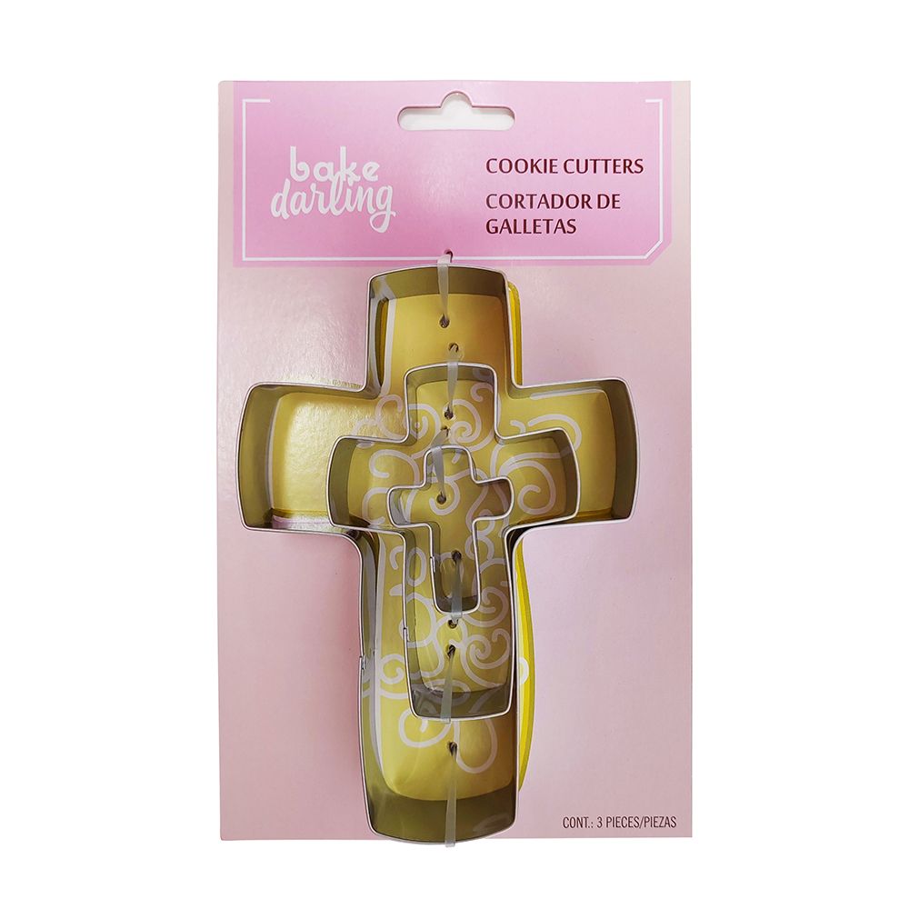 Cortador Galleta Cruz 3 Pz Bake Darling 703-901