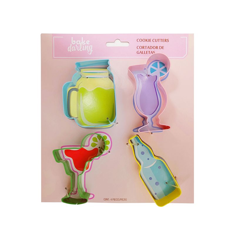 Cortador Galleta Bebidas 4 Pz Bake Darling 703-904