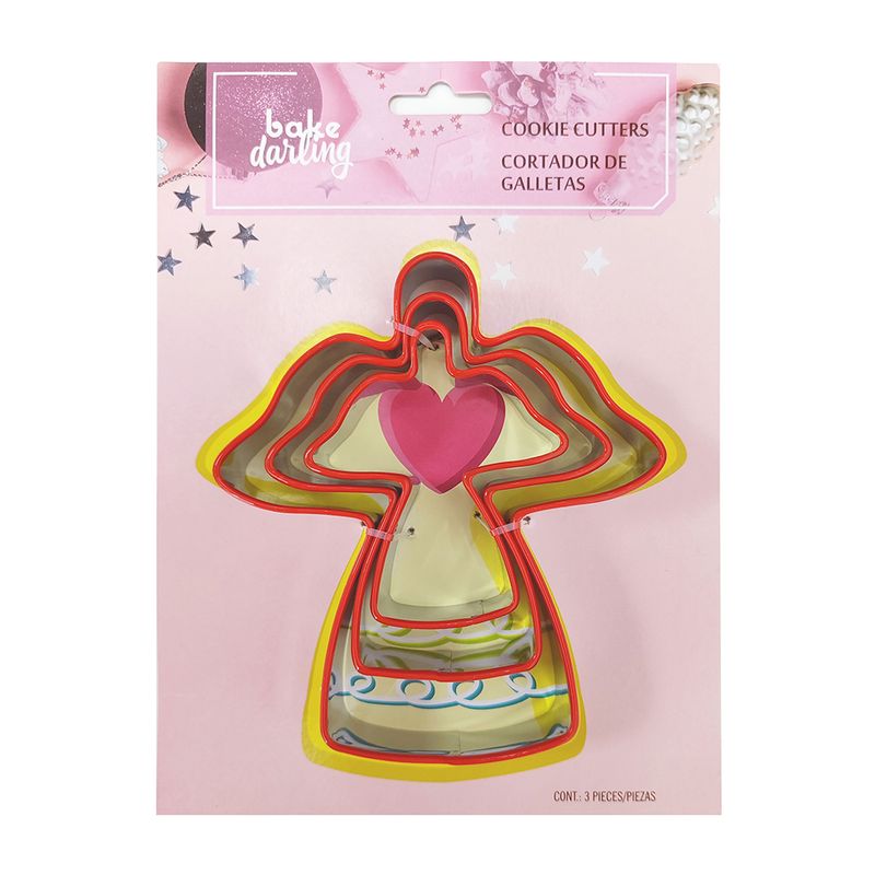 Cortador Ángel 3 Pz Bake Darling 703-920