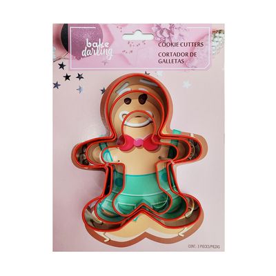 Cortador Galleta Jengibre 3 Pz Bake Darling 703-919