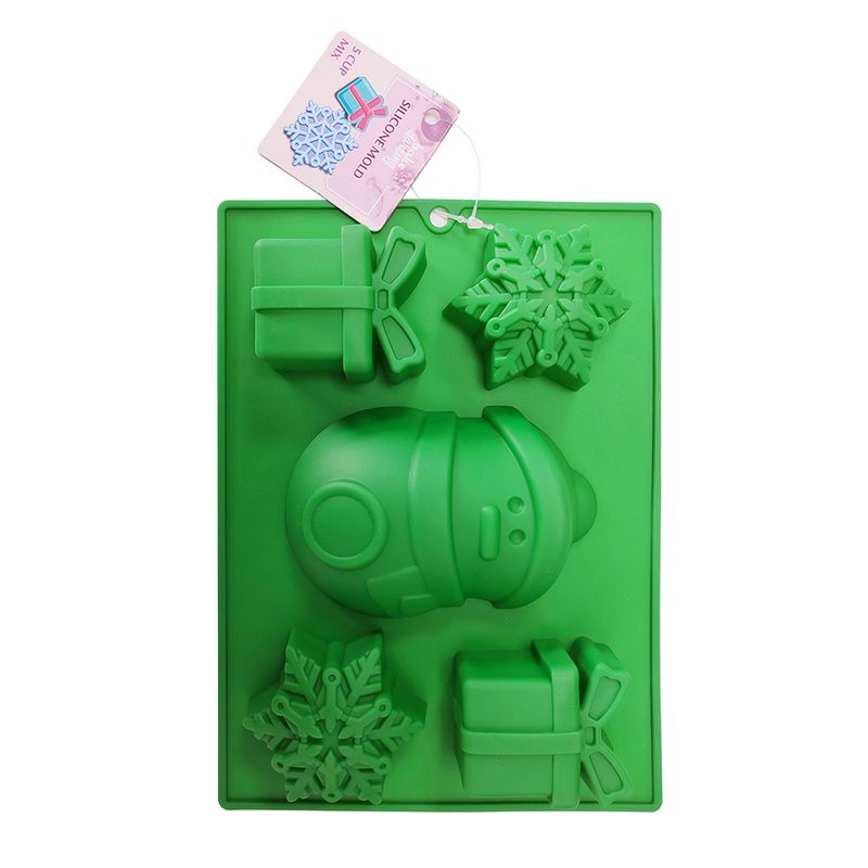 Molde Navideño 5 Figuras Bake Darling 703-924