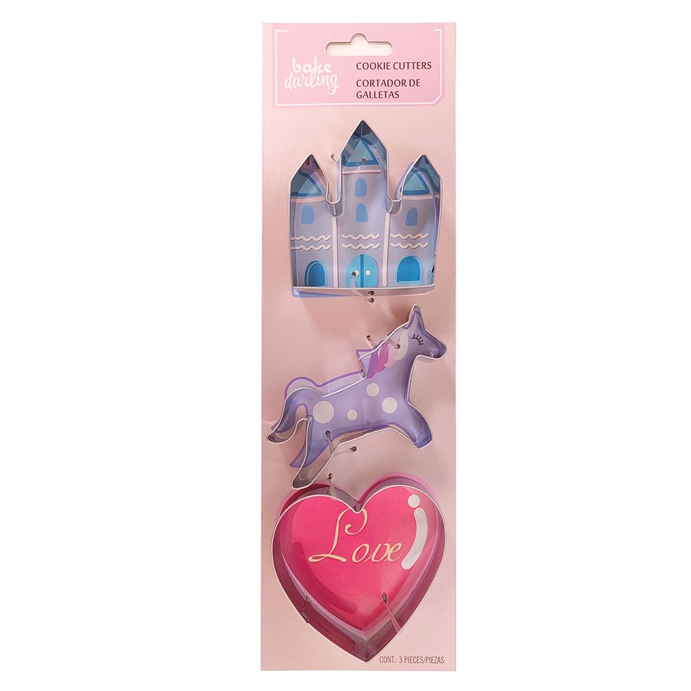 Cortador Galleta Castillo 3 Pz Bake Darling 703-895