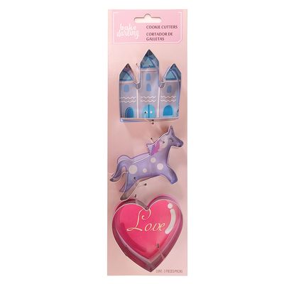 Cortador Galleta Castillo 3 Pz Bake Darling 703-895