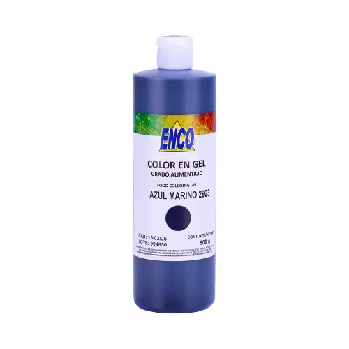 Mega Color Gel Azul Marino 500 Grs ENCO 2923-500