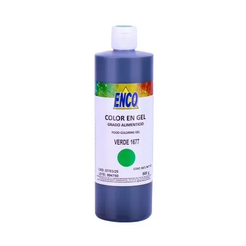 Mega Color Gel Verde 500 Grs ENCO 1677-500