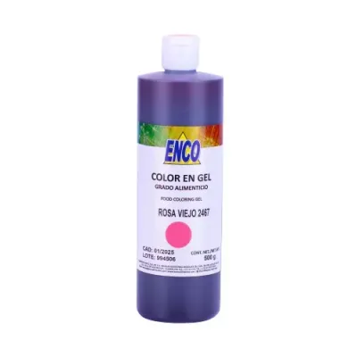 Mega Color Gel Rosa Viejo 500 Grs ENCO 2575-500