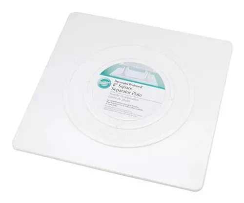 WILTON 302-1802 Plato Cuadrado 8"