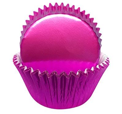 CMFR-50 Bake Darling Capacillo Std Rosa Fiusha Metálico 50 Pzas.