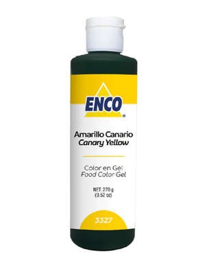 ENCO 3327-250 Color Gel Amarillo Canario 250 Grs