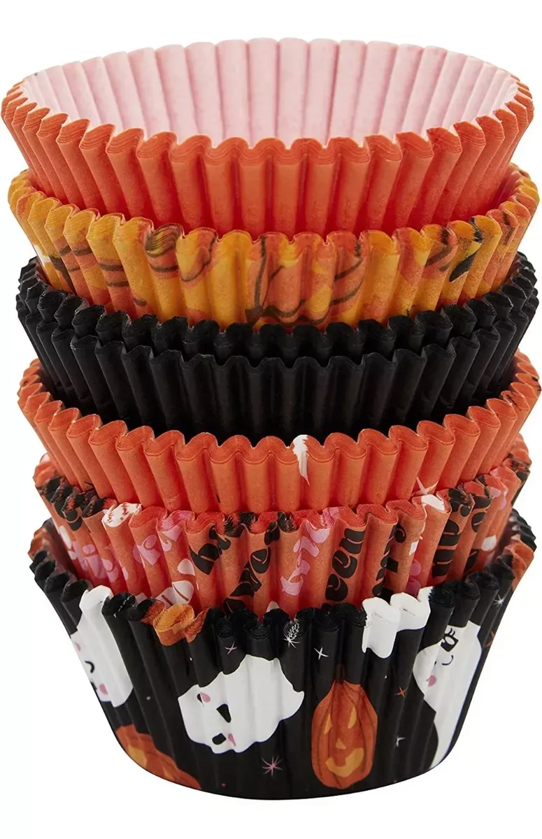 WILTON 415-0-0661 Capacillos Estándar Halloween 6 Diseños 150 Piezas.