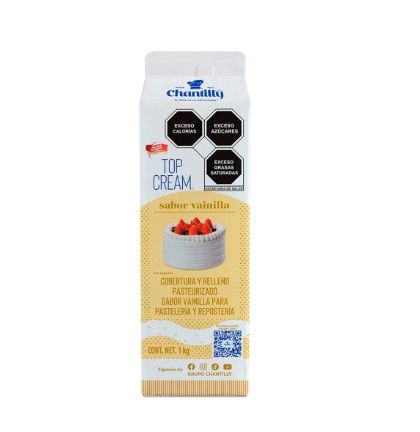 04021 Chantilly Top Creme Vainilla 1 Litro