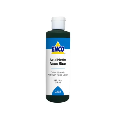 2335-250  Color Liquido Azul Neón 250 Grs ENCO