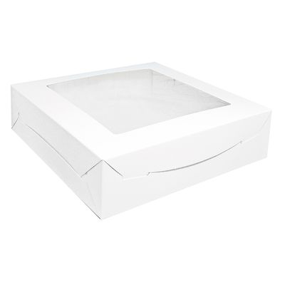 CAJA 12 Caja Blanca C/ Ventana 9 Cupcake + Inserto