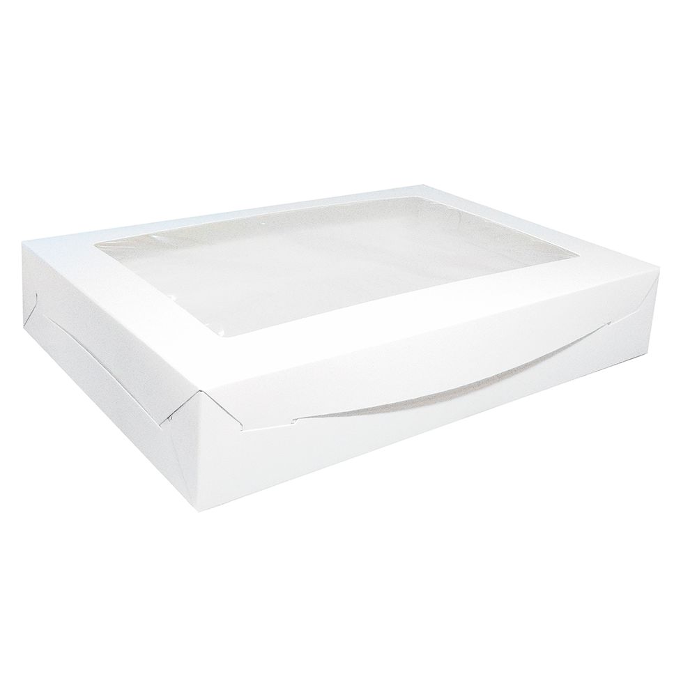 CAJA 24 Caja Blanca C/ Ventana (30.5*21*5.5 Cm) 6 Donas