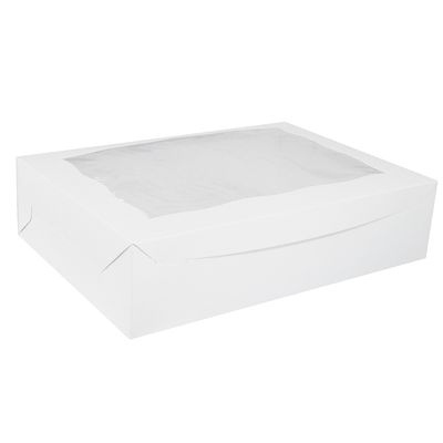 CAJA 18 Caja Blanca C/ Ventana 12 Cupcake + Inserto
