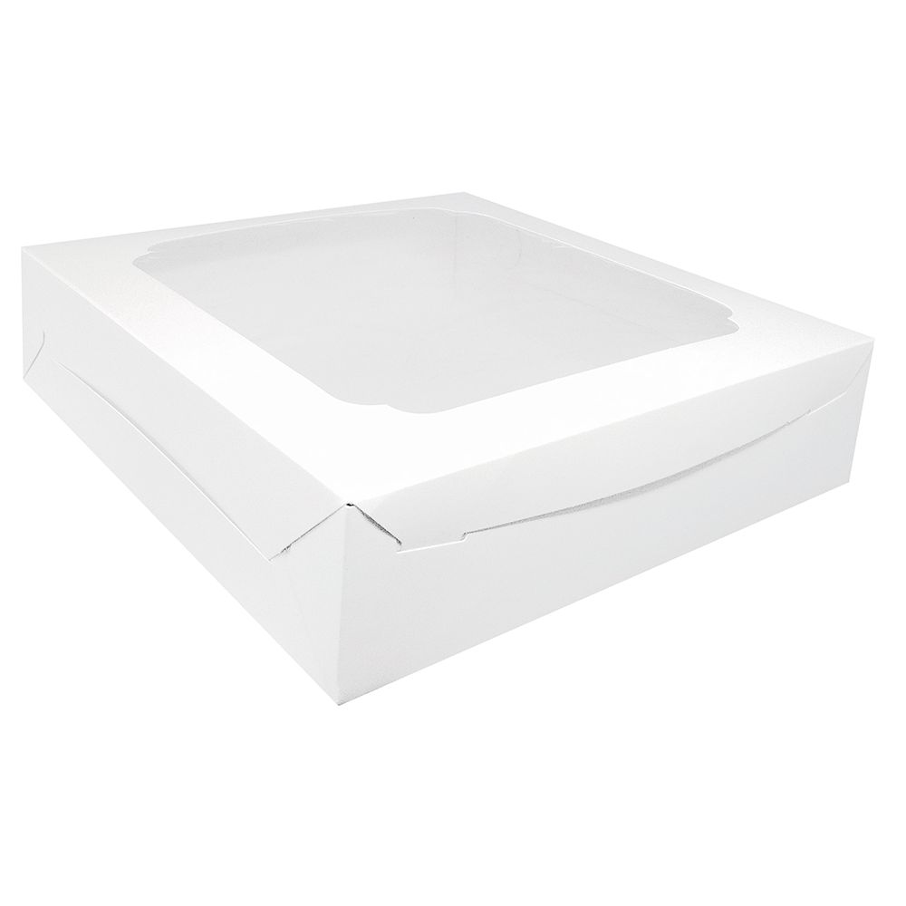 CAJA 23 Caja Blanca C/ Ventana (20.5*20.5*5.5 Cm) 4 Donas