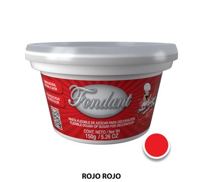 MA BAKER&CHEF FOPA03RONA-150 Fondant Super rojo 150 Grs
