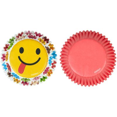 Wilton 191006847 Capacillo Estándar Emoji 75 Pzas
