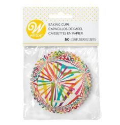 WILTON 191006846 Capacillo STD Puntos Coloridos 75 Pzas.