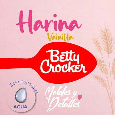 01129-400 Betty Crocker Harina  Pastel Vainilla 400 Grs