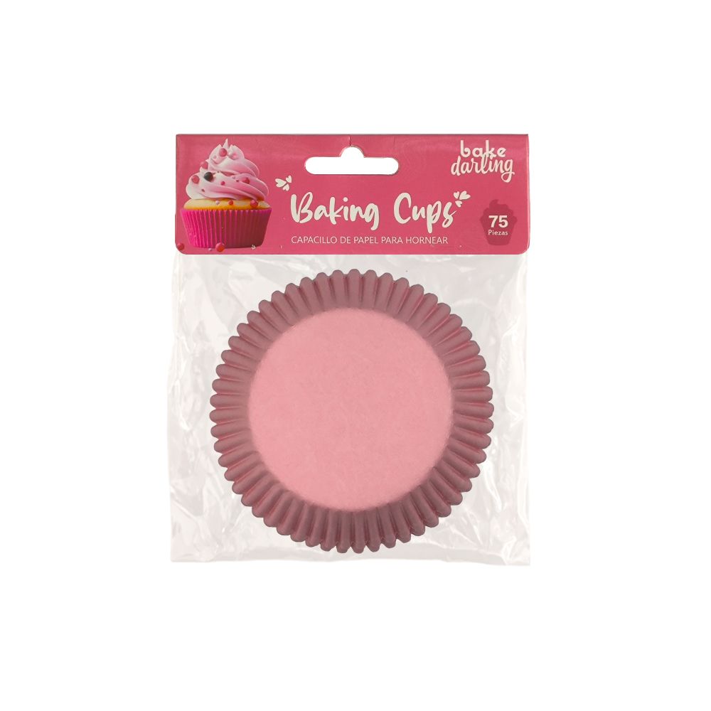BAKE DARLING 888-299 Capacillo Estándar Light Pink 75 Pzas