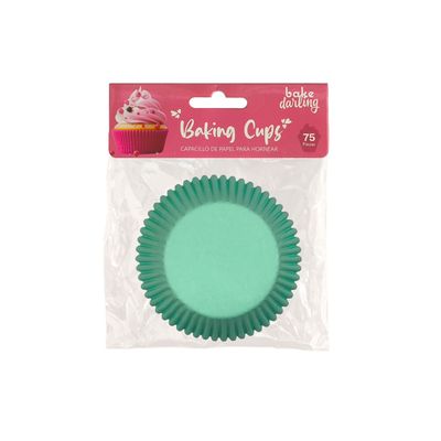 BAKE DARLING 888-199 Capacillo Estándar Light Turqueza 75 Pzas
