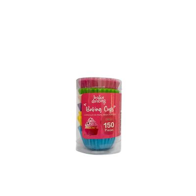 BAKE DARLING 888-047 Capacillo Estándar Rainbow 150 Pzas
