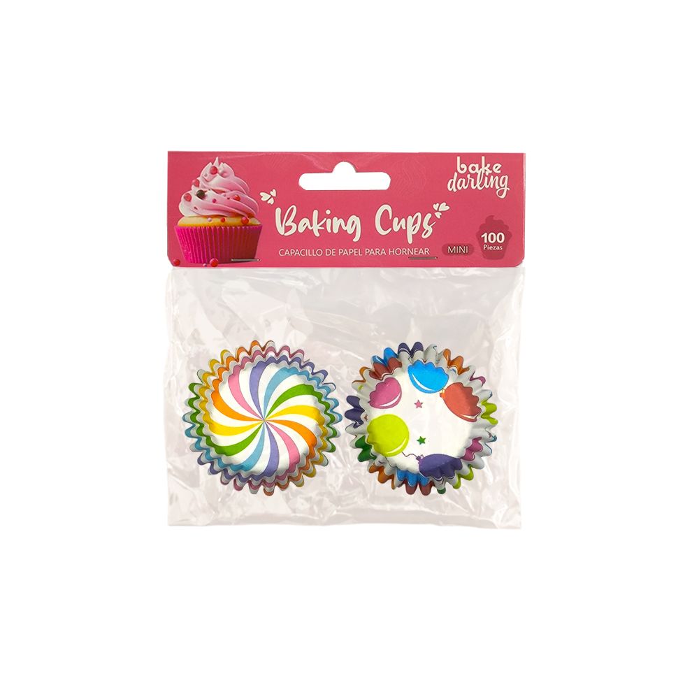 BAKE DARLING 888-054 Capacillo Mini Celebrate Black 75 Pzas