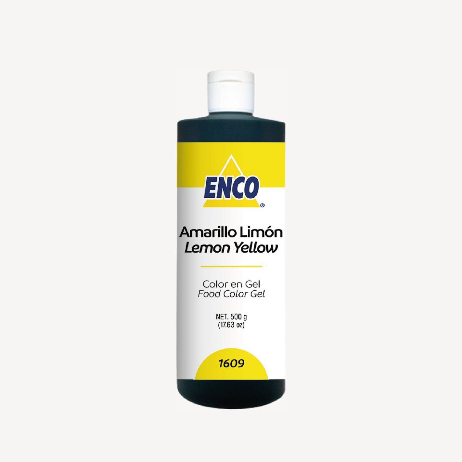 Mega Color en gel Amarillo Limón 500 gr ENCO 1609-500