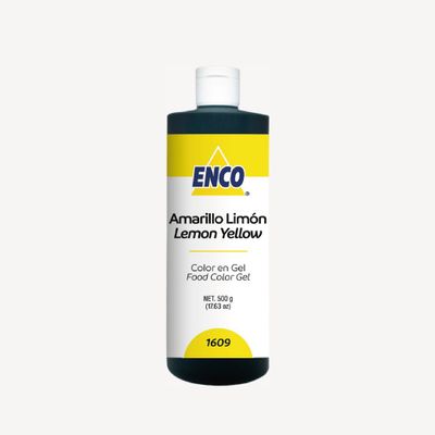 Mega Color en gel Amarillo Limón 500 gr ENCO 1609-500