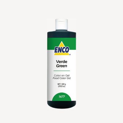 Mega Color Gel Verde 500 Grs ENCO 1677-500